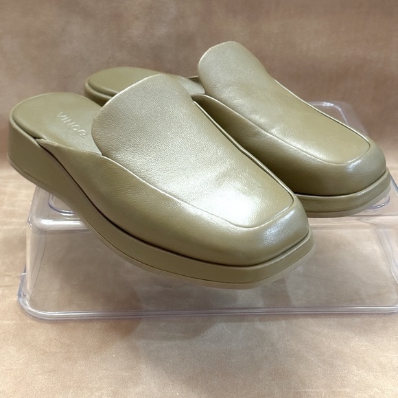 Vince Womens Leather Mules NWOB Size 5m Dust Bag Included - Picture 3 of 6